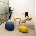 Vulcan Ai - Golden Agri Plaza [Chimo Pouf / Ottoman – Small & Medium & Gum – Half Fabric + Rocking Arm chair]